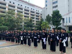 SH Terate Cabang Jakarta Utara Gelar Latihan Gabungan di Halaman Kantor Walikota Jakarta Utara